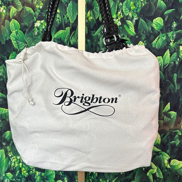 Brighton Black and White Swirl Shoulder Bag with DustBag, Brand New! - Picture 12 of 12